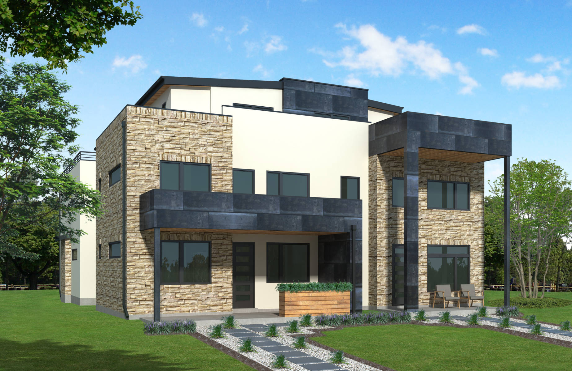 3208 & 3210 W 27th Ave Rendering